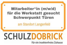 Mitarbeiter (m/w/d) gesucht fuer Werkstatt der Schulz-Dobrick GmbH