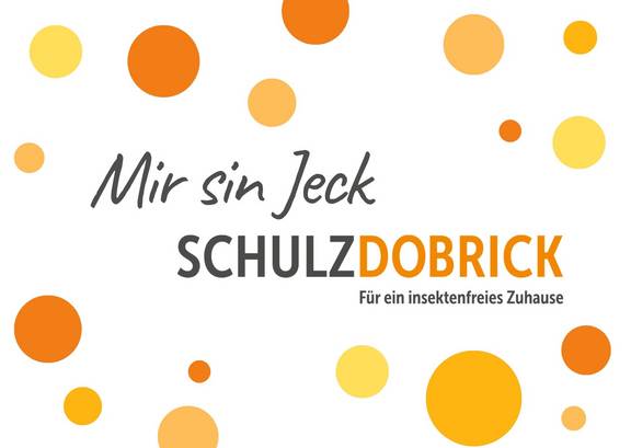 Schild "mir sin jeck" wegen Karneval-Betriebsferien bei der Schulz-Dobrick GmbH
