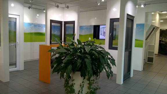 Blick in die Hausausstellung der Schulz-Dobrick GmbH in Langenfeld