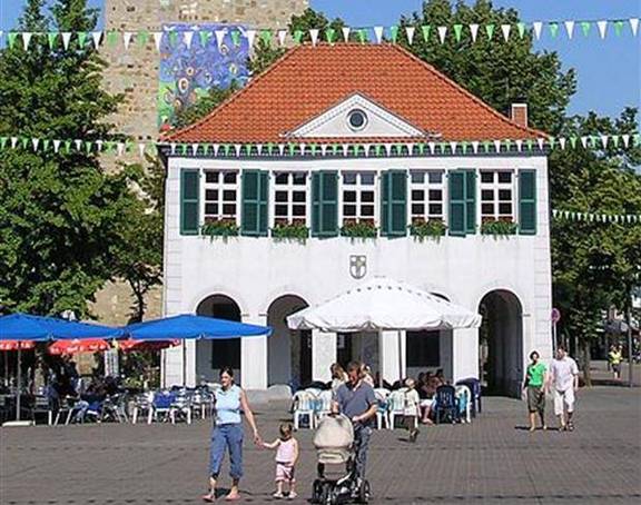 altes Rathaus und St. Agatha am Markt in Dorsten 