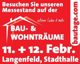 Plakat zu den Bau- und Wohnträumen in Langenfeld 2017