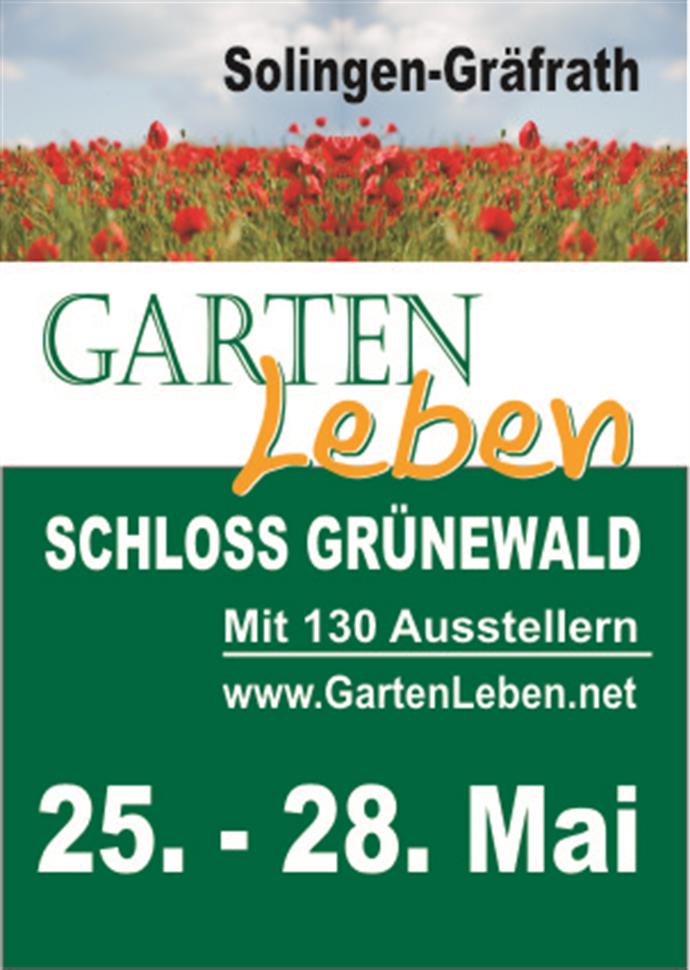 Plakat zur GartenSchlossLeben 2017
