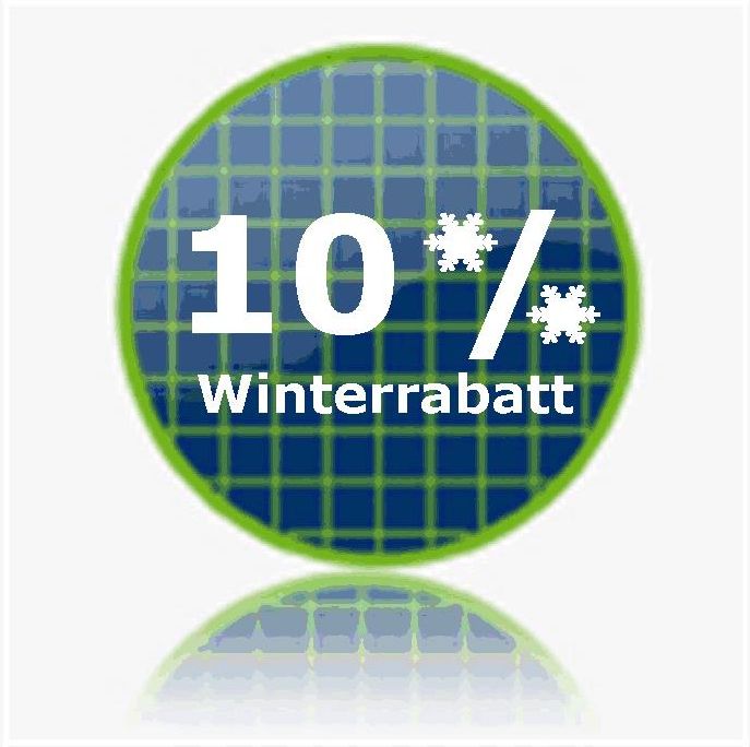Pictogramm zu zehn Prozent Winterrabatt bei der RSD Systeme GmbH